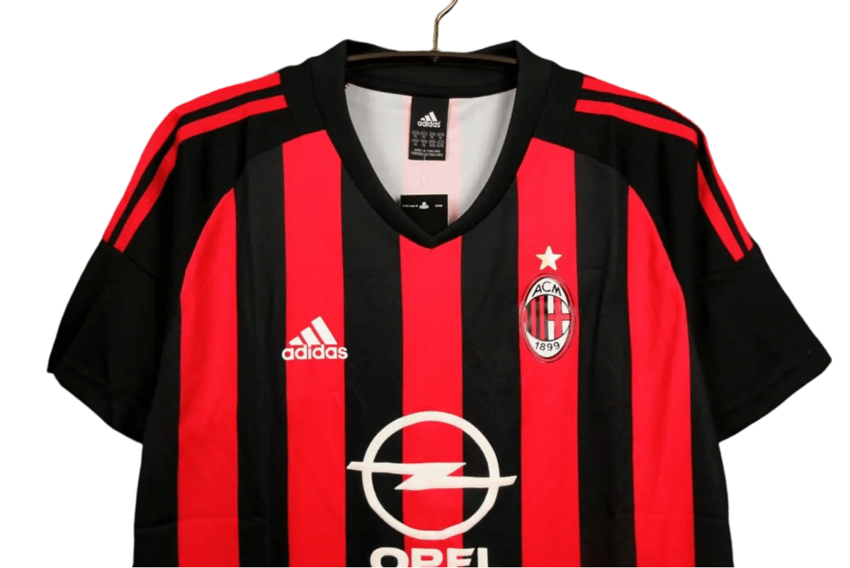 2002/2003 AC Milan OPEL - Home Retro Kit - GovintageJersey