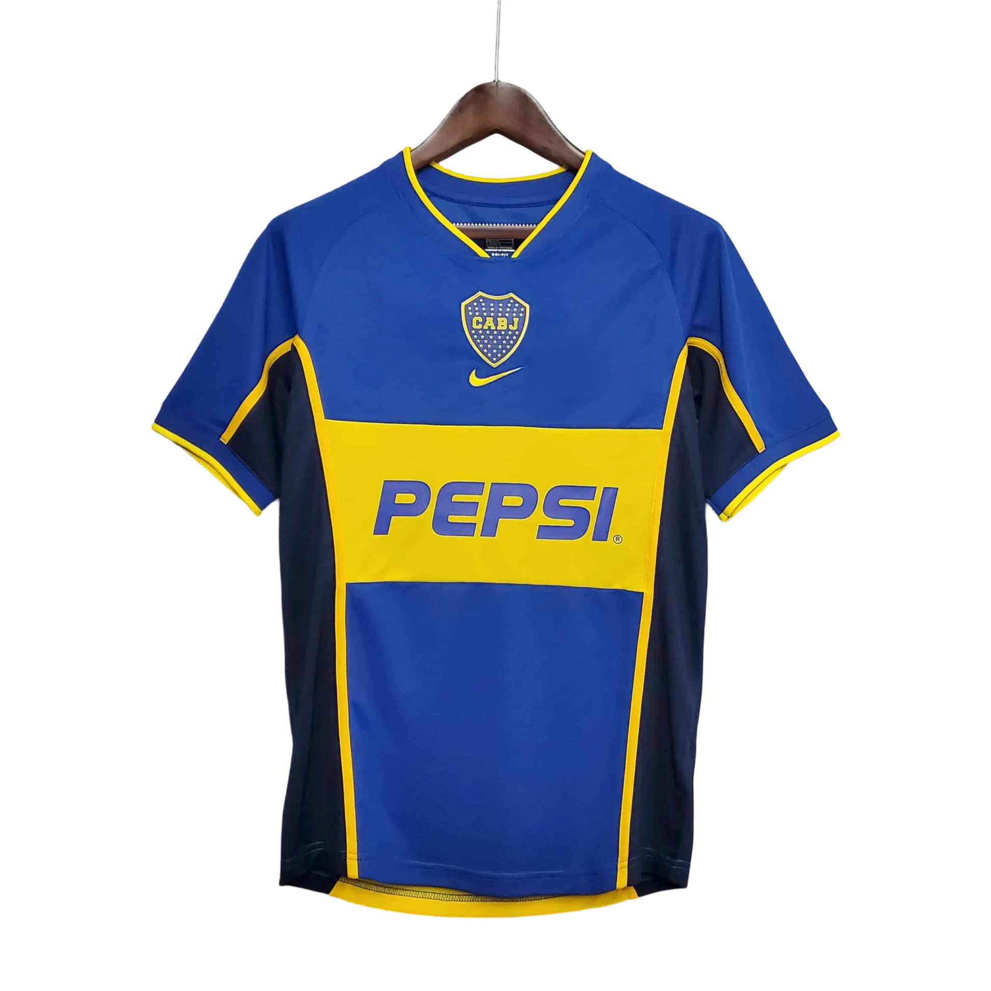 2002/2003 Boca Juniors PEPSI Home Retro Jersey - GovintageJersey