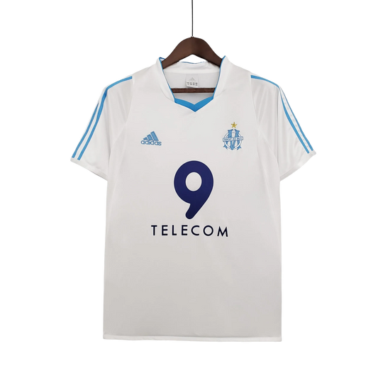 2002/2003 Olympique de Marseille 9 TELECOM - Home Retro Jersey - GovintageJersey