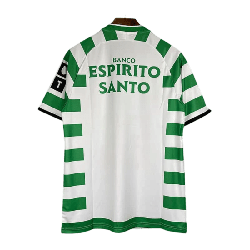 2002/2003 Sporting Lisbon Portugal TELECOM - PT Home Retro Jersey - GovintageJersey