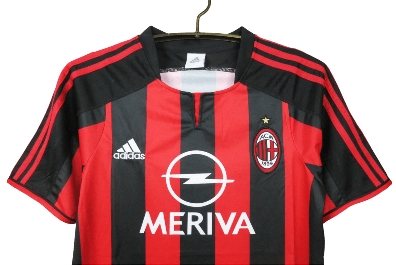 2003/2004 AC Milan OPEL MERIVA Home Retro Kit - ClassicKits433 - GovintageJersey