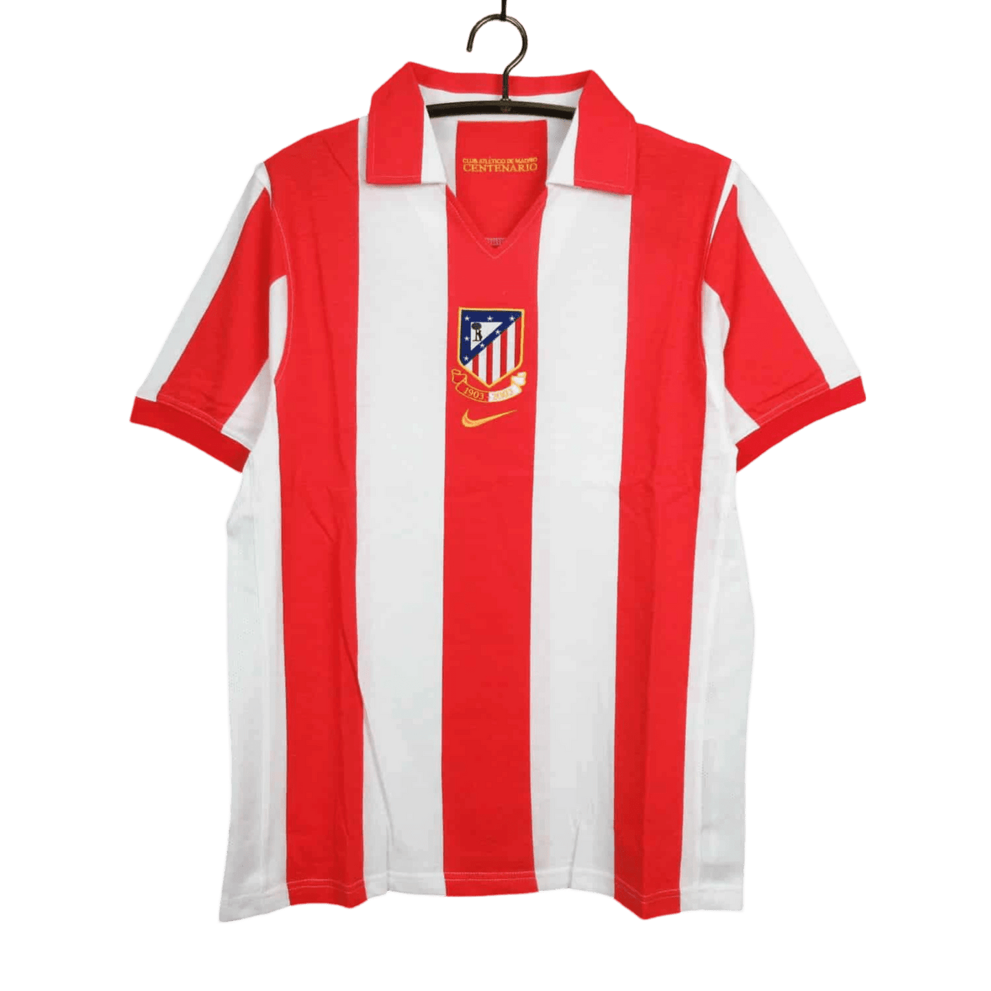 2003/2004 Atletico Madrid Centenary Home Retro Kit - ClassicKits433 - GovintageJersey