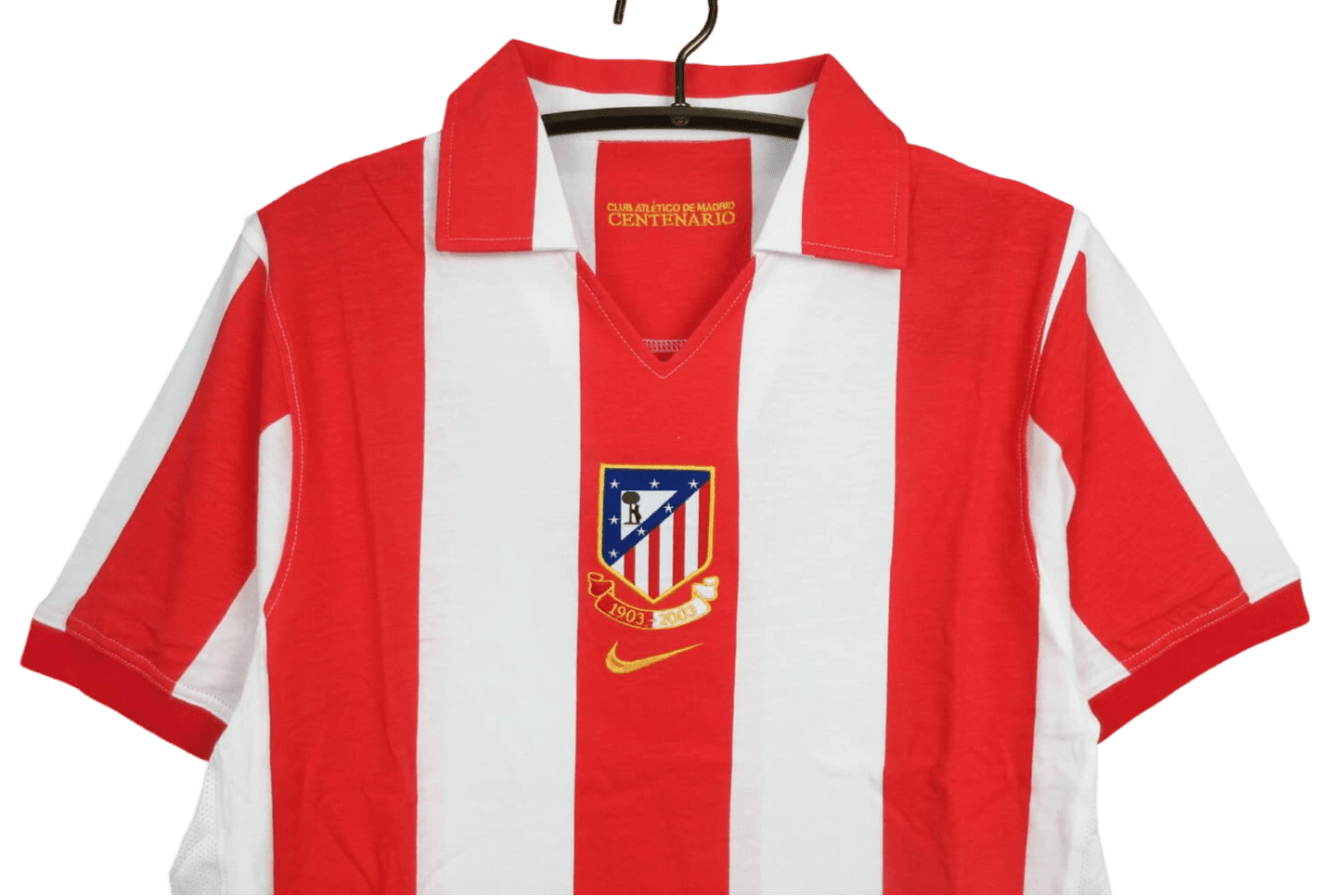 2003/2004 Atletico Madrid Centenary Home Retro Kit - ClassicKits433 - GovintageJersey