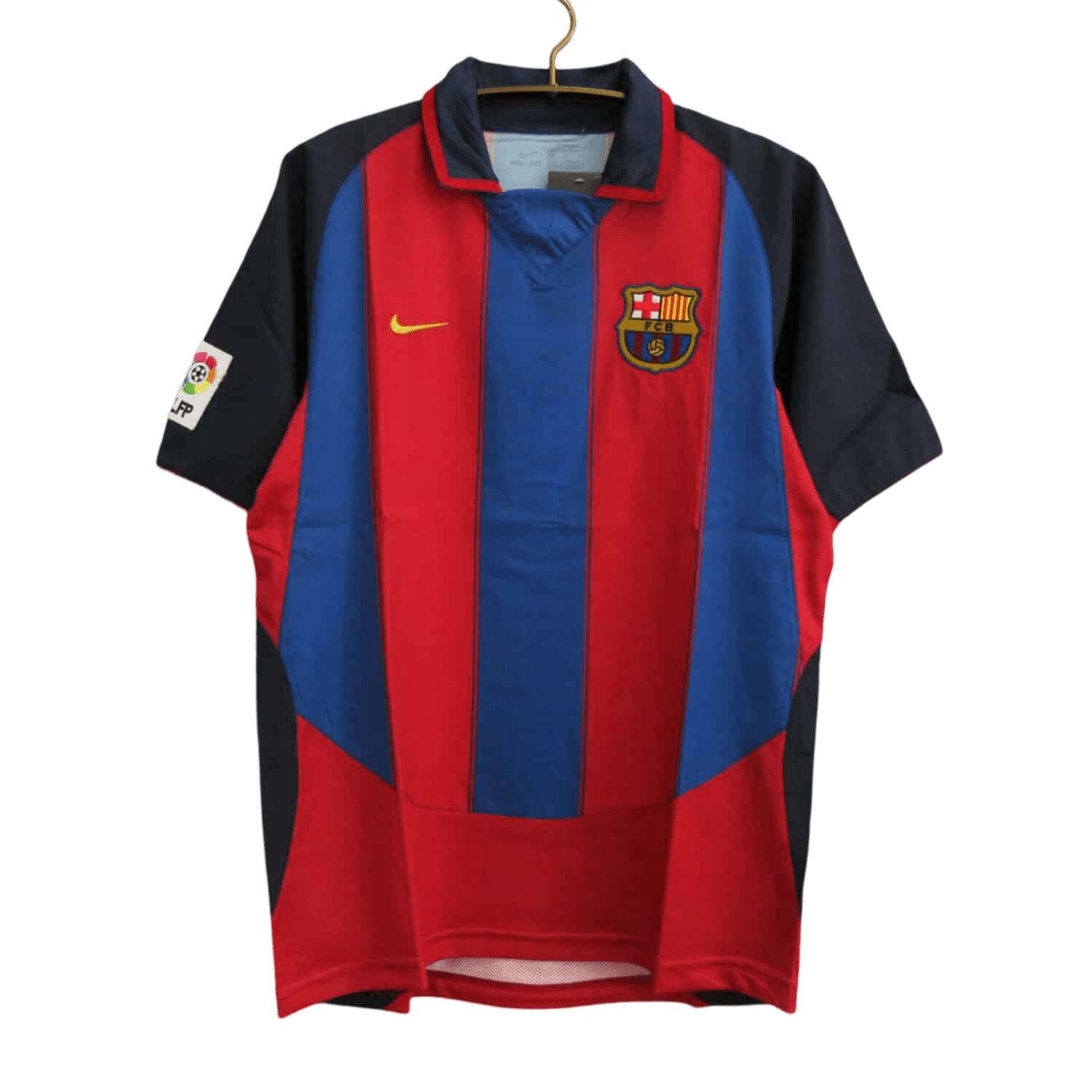 2003/2004 FC Barcelona Ronaldinho Home Retro Kit - ClassicKits433 - GovintageJersey