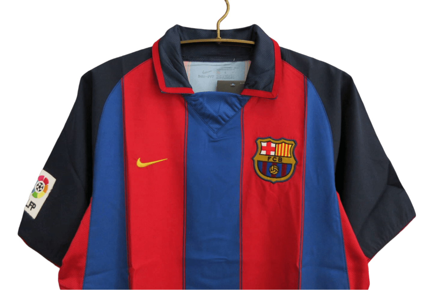 2003/2004 FC Barcelona Ronaldinho Home Retro Kit - ClassicKits433 - GovintageJersey