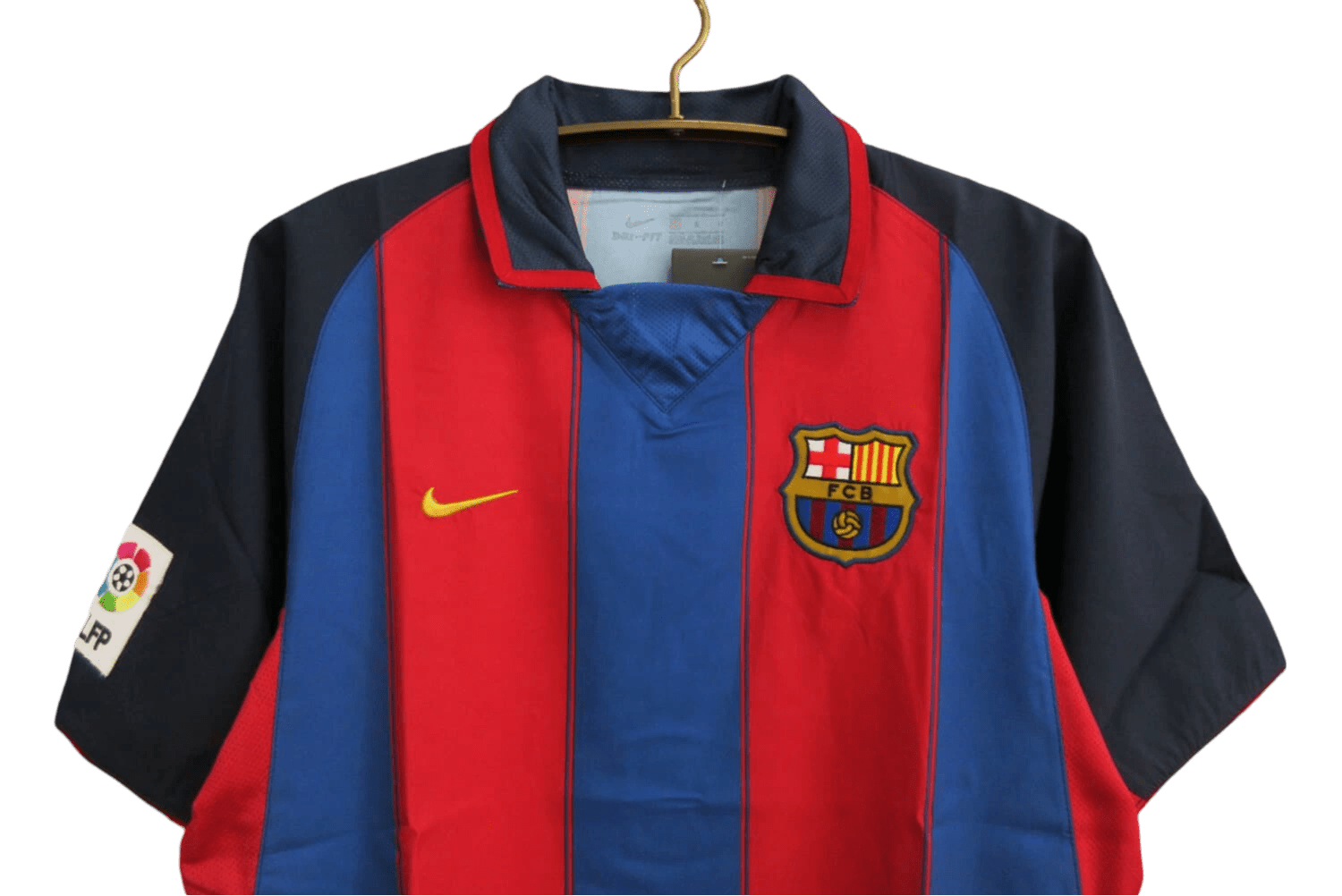 2003/2004 FC Barcelona Ronaldinho Home Retro Kit - ClassicKits433 - GovintageJersey