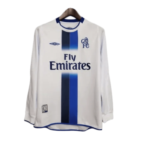 2003/2005 Chelsea Fly Emirates - Away Retro kit – Long Sleeves - ClassicKits433 - GovintageJersey