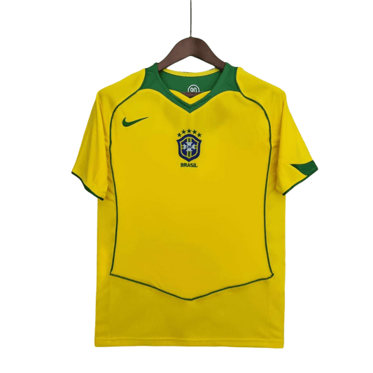 2004 Brazil - Home Retro Kit - GovintageJersey