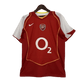 2004/2005 Arsenal Sponsor O2 Home Retro Kit - ClassicKits433 - GovintageJersey