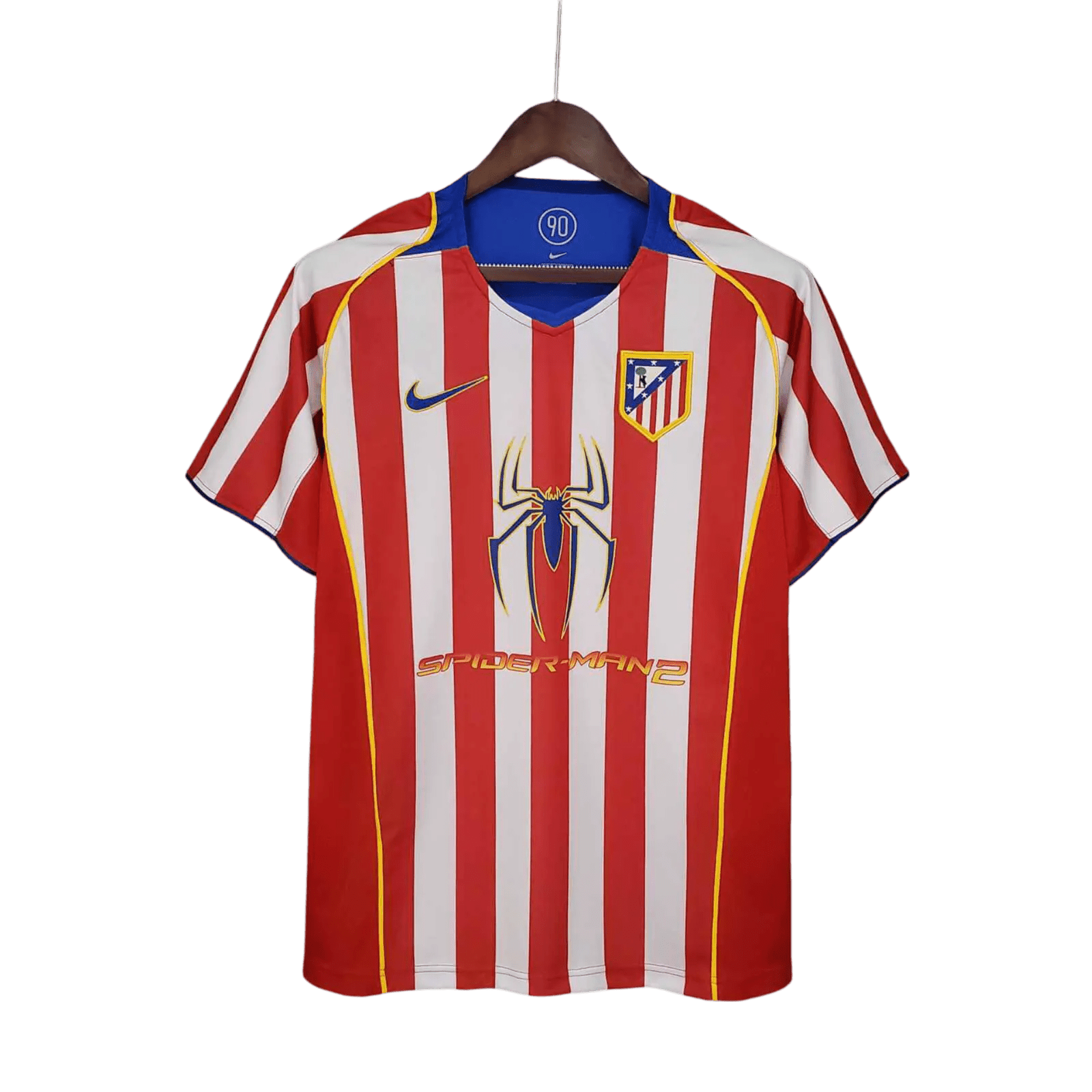 2004/2005 Atletico Madrid SPIDER - MAN 2 - Home Retro Kit - ClassicKits433 - GovintageJersey