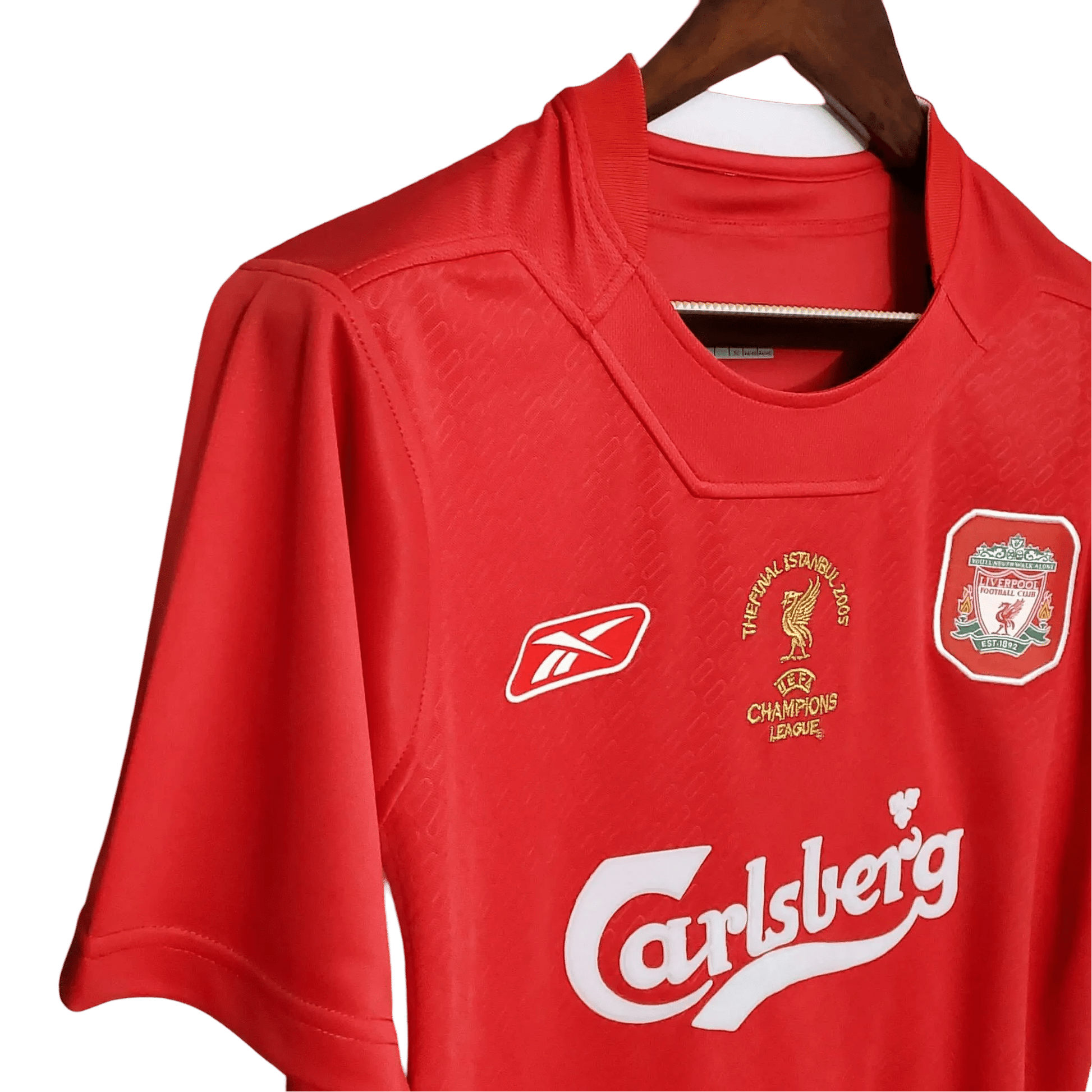 2004/2005 LiverpooI Carlsberg UCL Final Istanbul - Home Retro Kit - ClassicKits433 - GovintageJersey