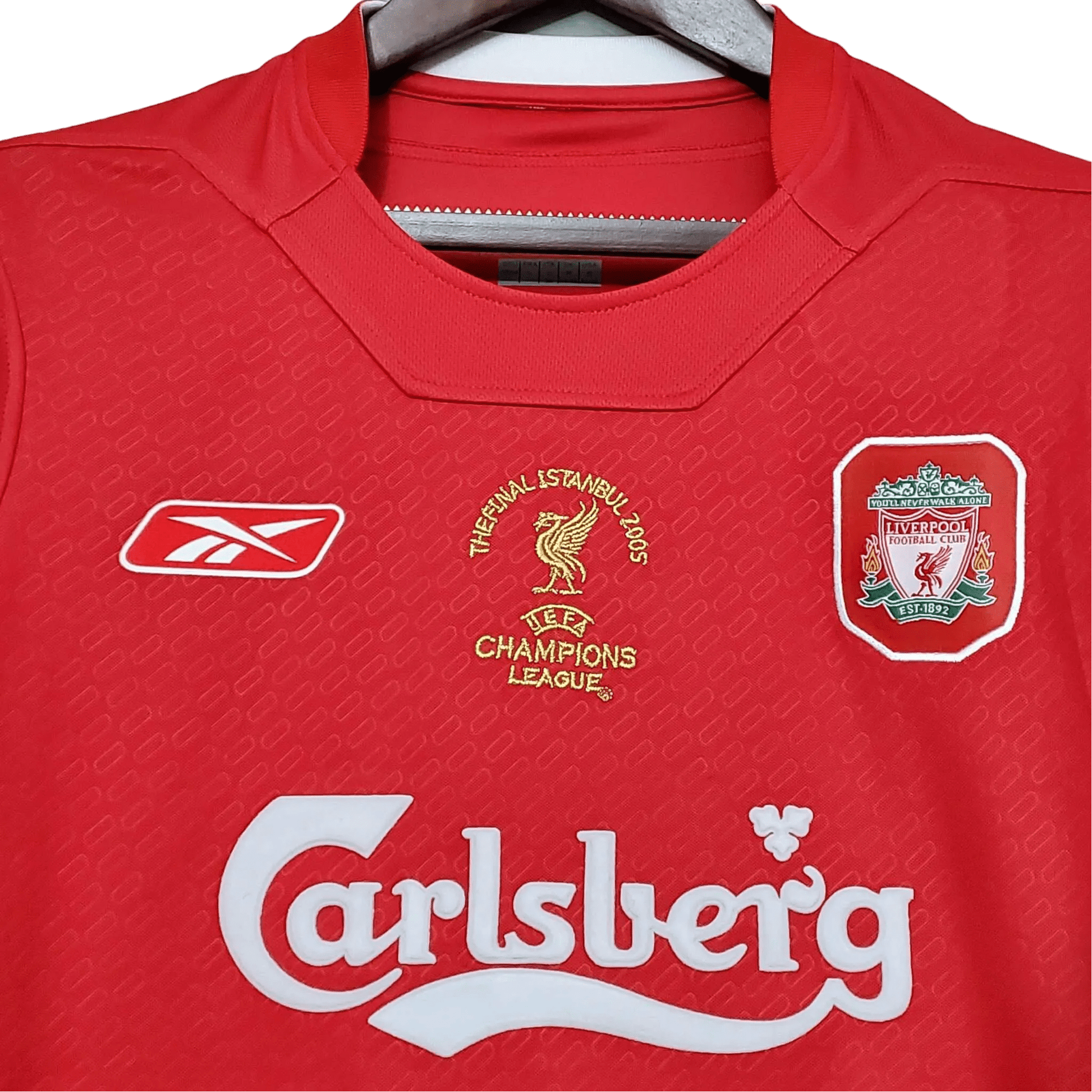 2004/2005 LiverpooI Carlsberg UCL Final Istanbul - Home Retro Kit - ClassicKits433 - GovintageJersey