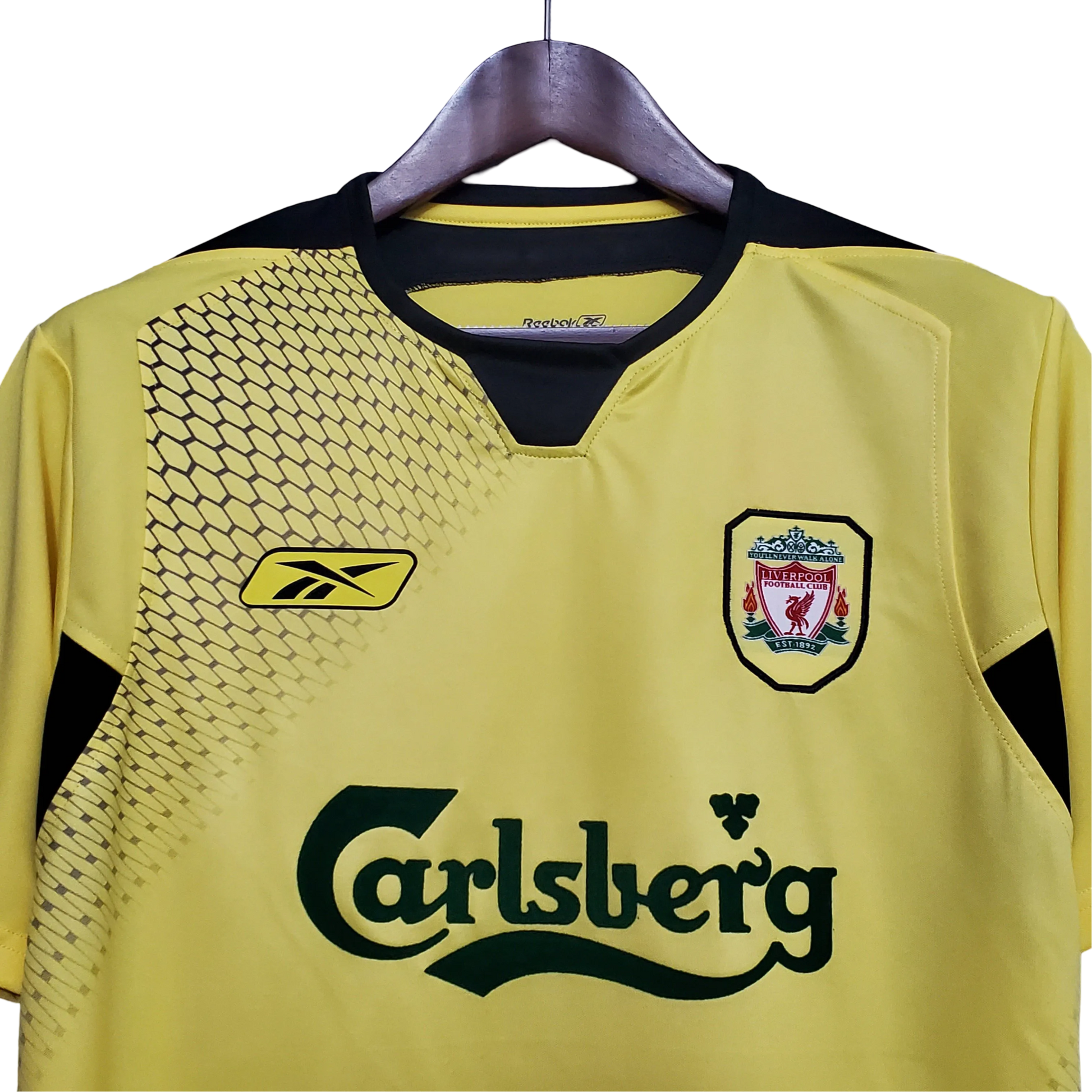 2004/2005 LiverpooI Carlsberg - Yellow Away Retro Kit - ClassicKits433 - GovintageJersey