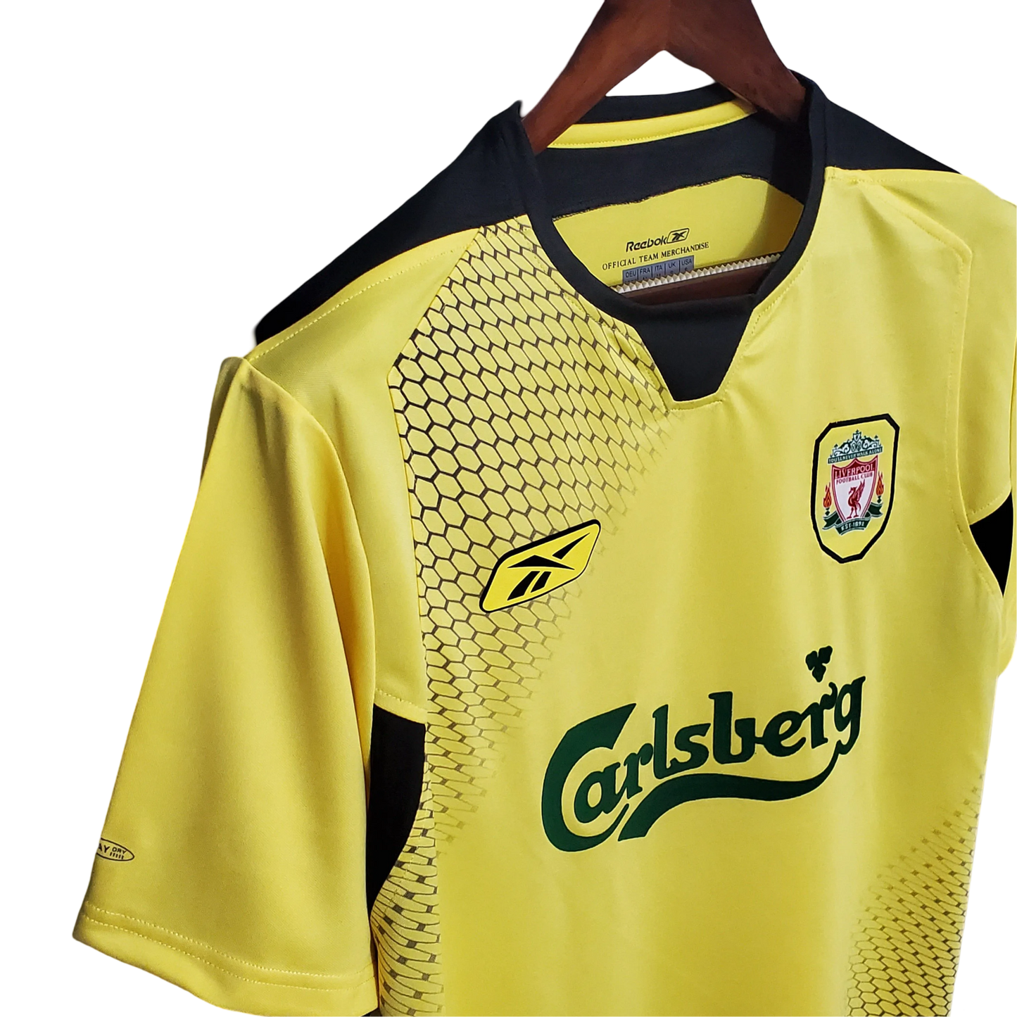 2004/2005 LiverpooI Carlsberg - Yellow Away Retro Kit - ClassicKits433 - GovintageJersey