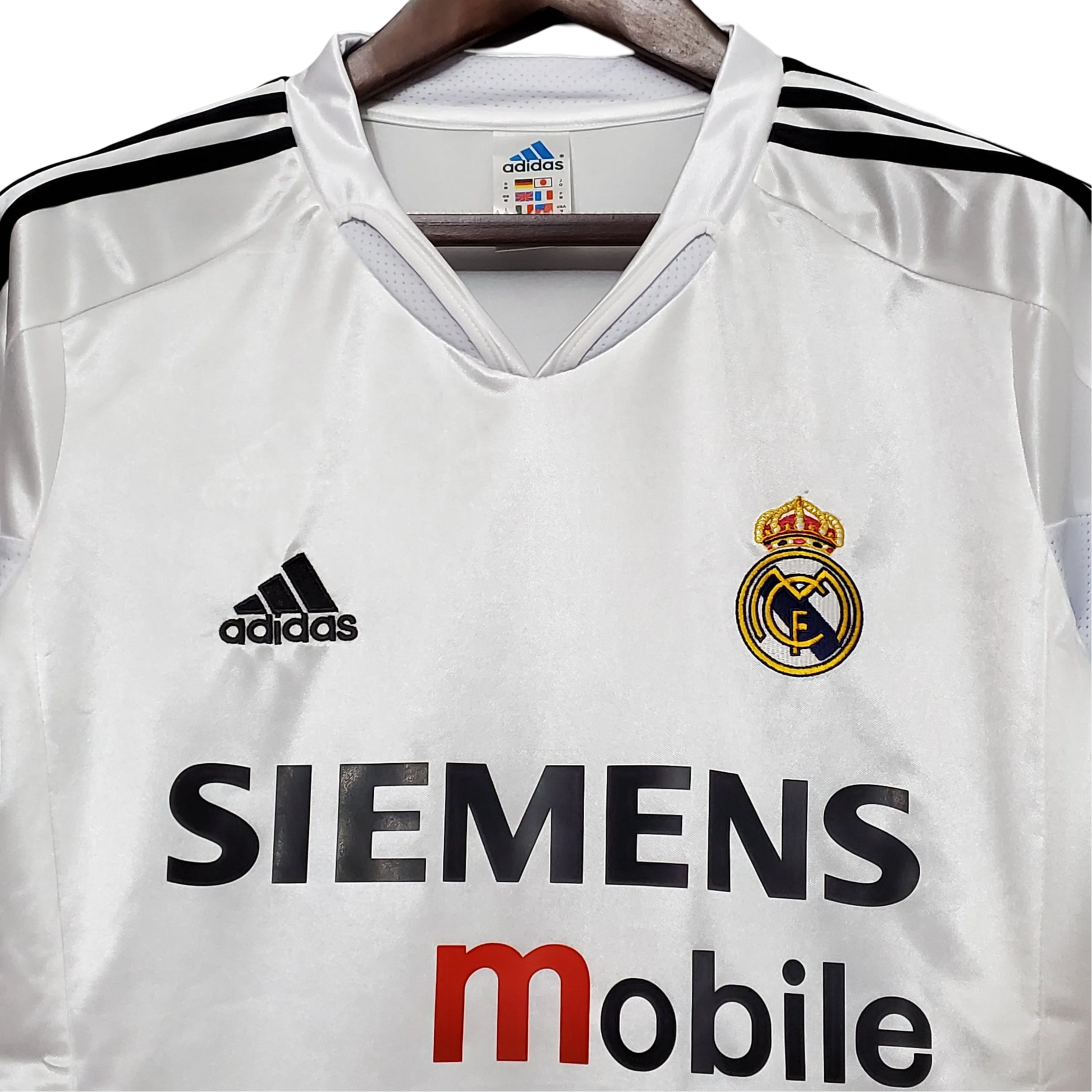 2004/2005 Real Madrid SIEMENS mobile - Home Retro Kit - GovintageJersey