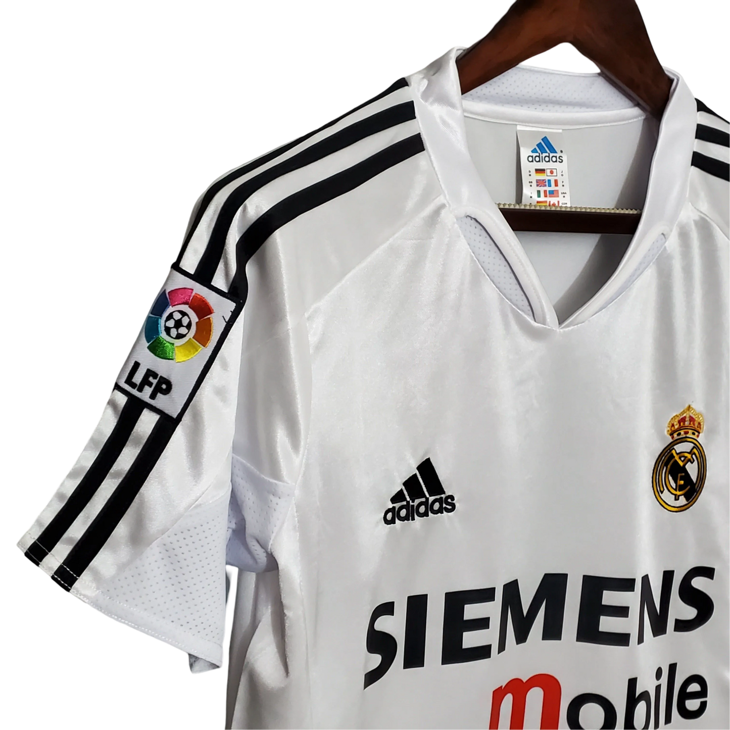 2004/2005 Real Madrid SIEMENS mobile - Home Retro Kit - GovintageJersey