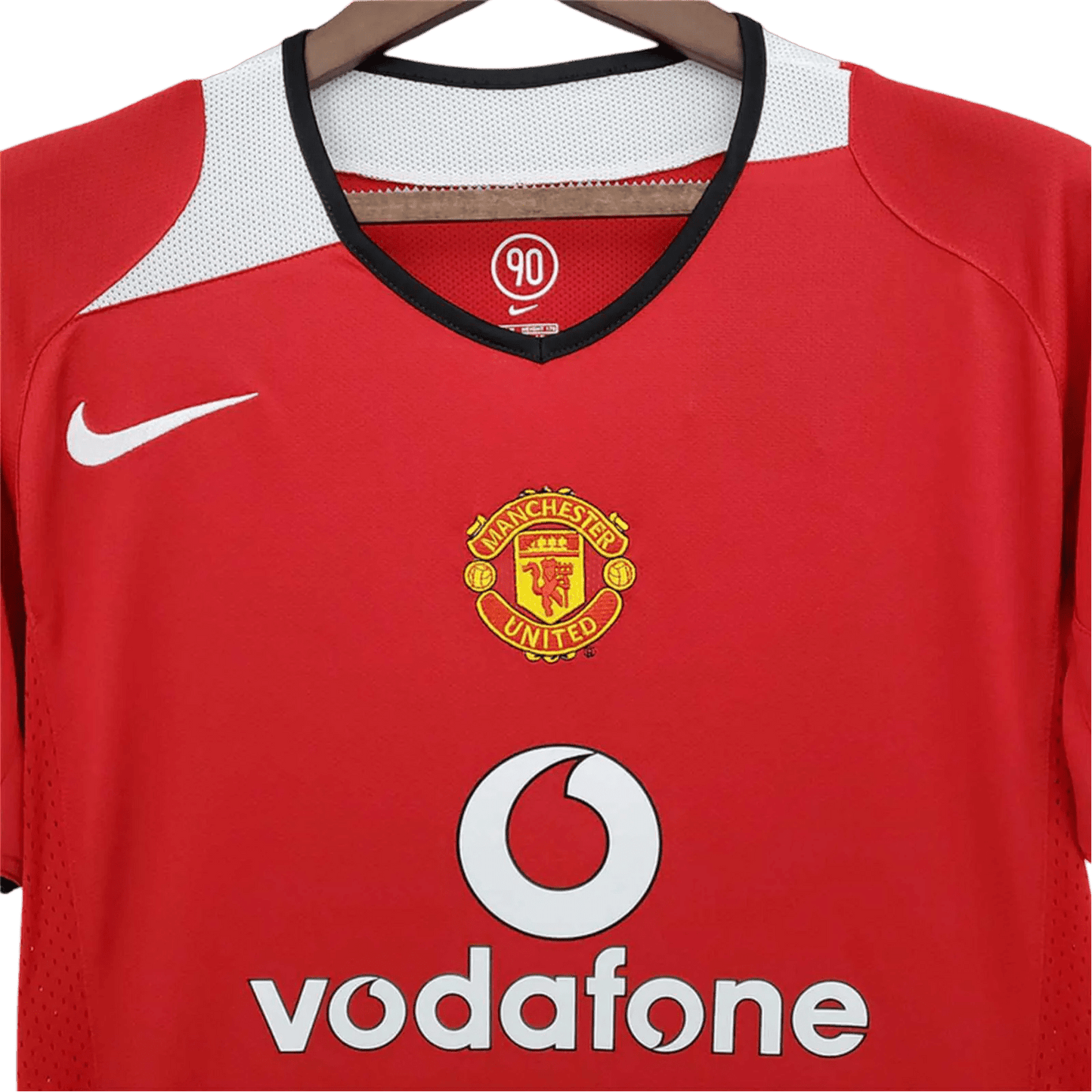 2004/2006 Manchester United vodafone - Home Retro Kit – Short Sleeves - ClassicKits433 - GovintageJersey