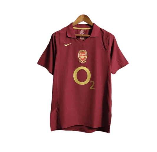 2005/2006 Arsenal Sponsor O2 Home Retro Kit - ClassicKits433 ...