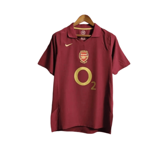 2005/2006 Arsenal Sponsor O2 Home Retro Kit - ClassicKits433 - GovintageJersey