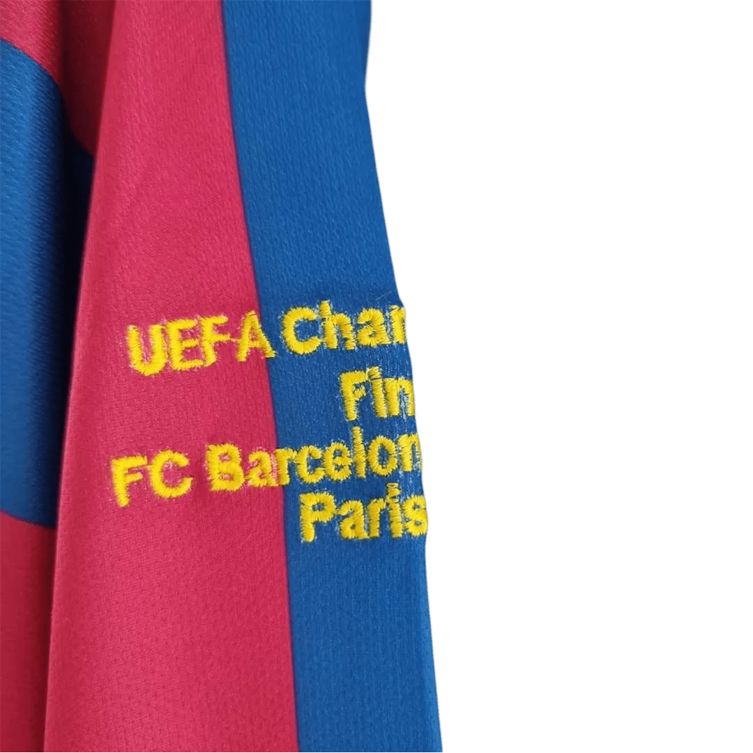 2005/2006 FC Barcelona - Home Kit - Long Sleeves - GovintageJersey