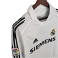 2005/2006 Real Madrid SIEMENS - Home Retro Kit - Long Sleeves - GovintageJersey