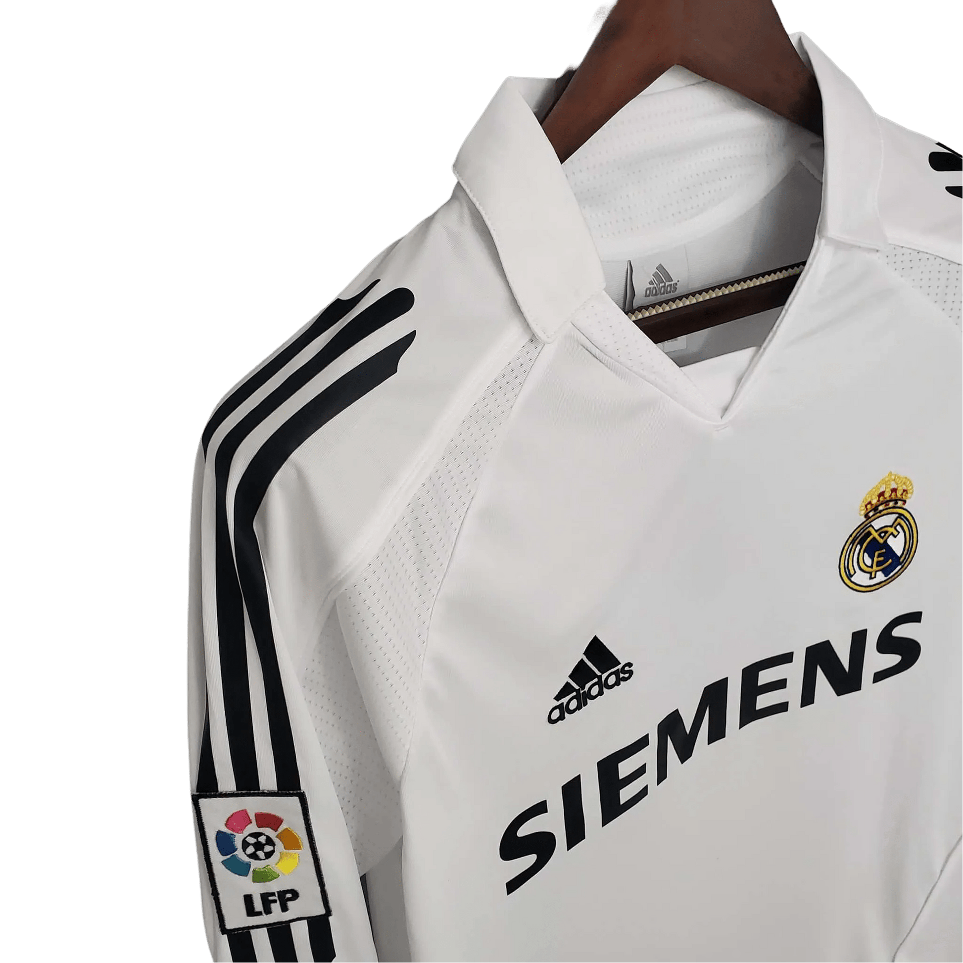 2005/2006 Real Madrid SIEMENS - Home Retro Kit - Long Sleeves - GovintageJersey