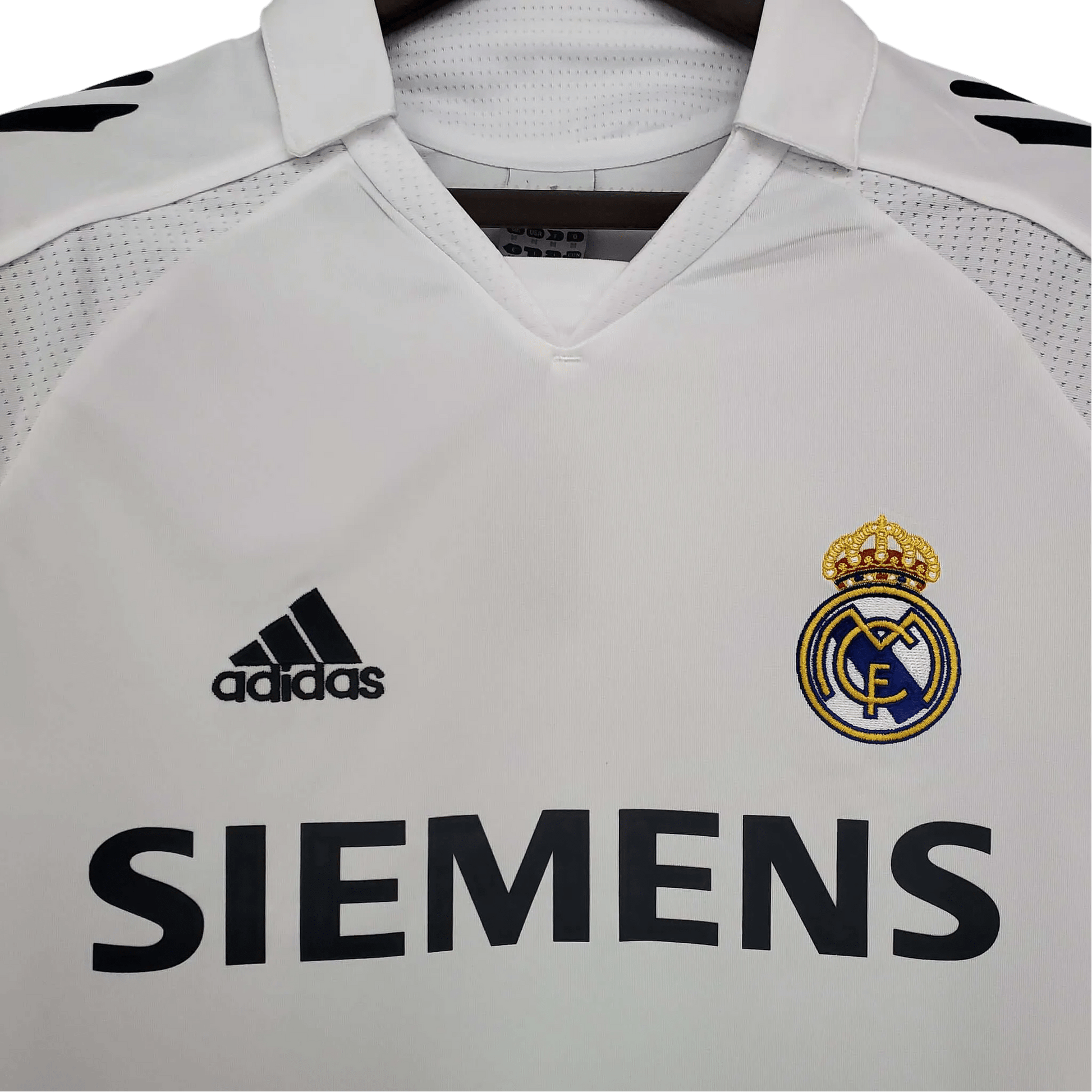 2005/2006 Real Madrid SIEMENS - Home Retro Kit - Long Sleeves - GovintageJersey