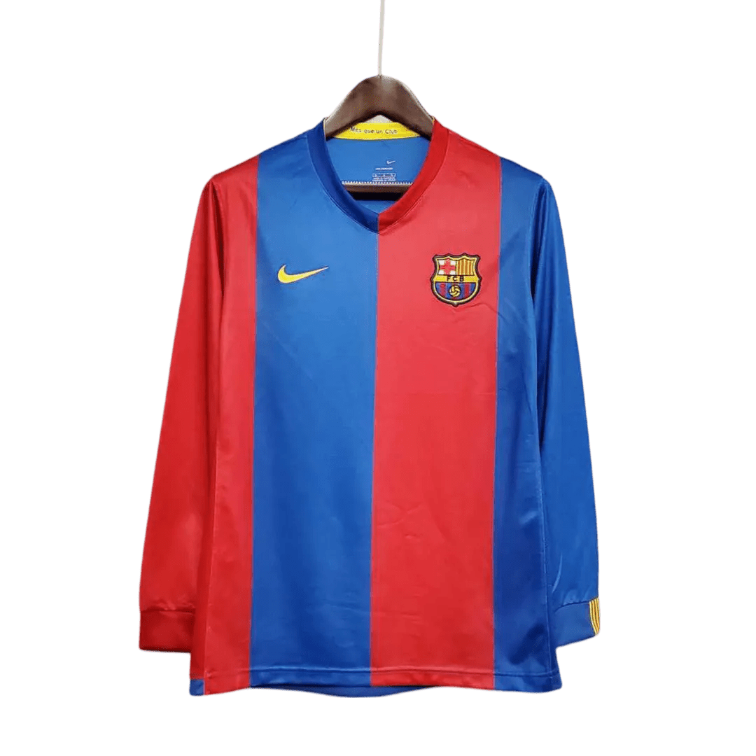 2006/2007 FC Barcelona - Home Retro Kit - Long Sleeves - ClassicKits433 - GovintageJersey