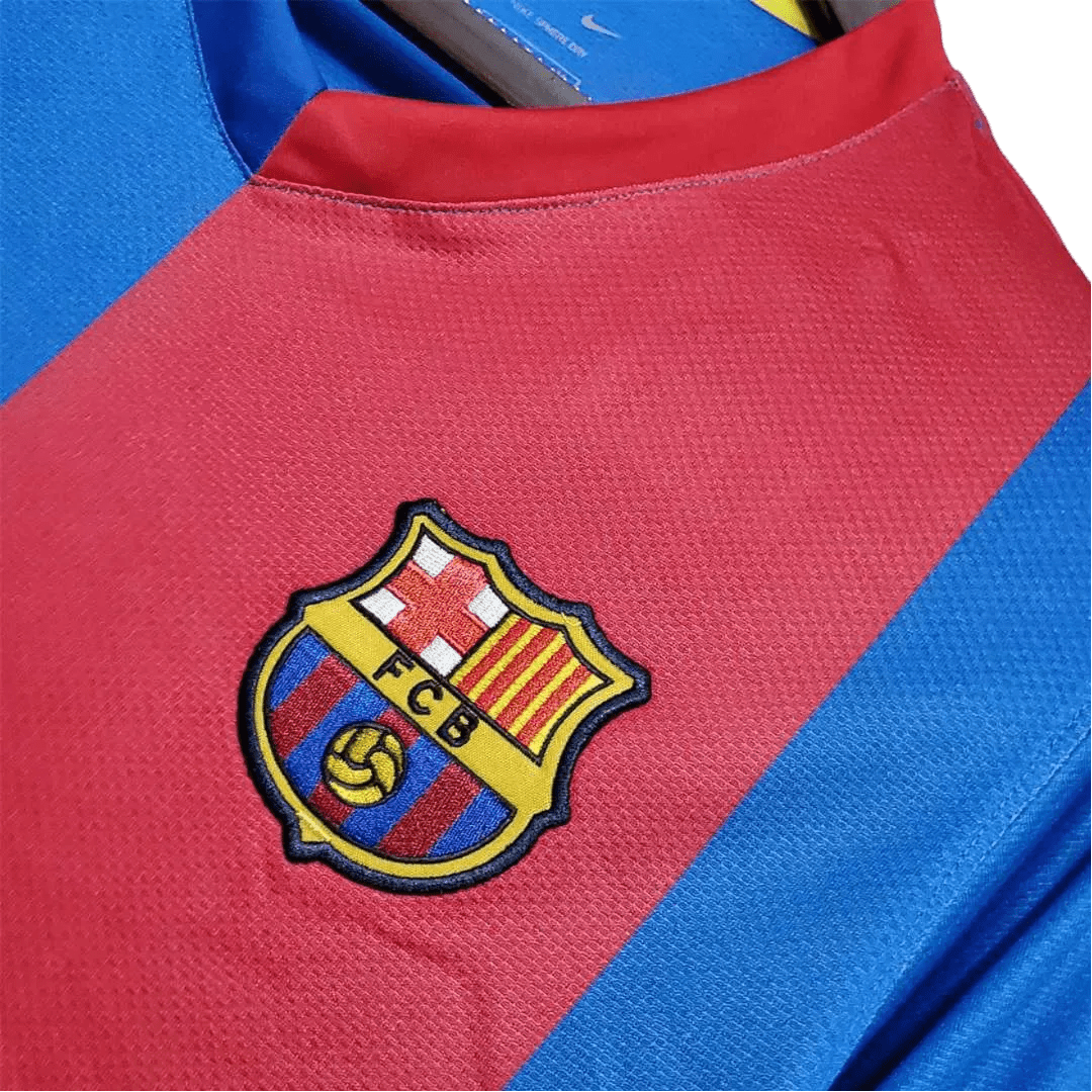 2006/2007 FC Barcelona - Home Retro Kit - Long Sleeves - ClassicKits433 - GovintageJersey