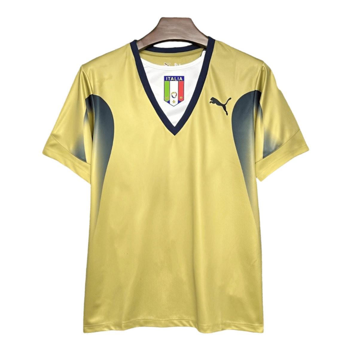 2006/2007 Italy Buffon Golden Retro Kit - ClassicKits433 - GovintageJersey