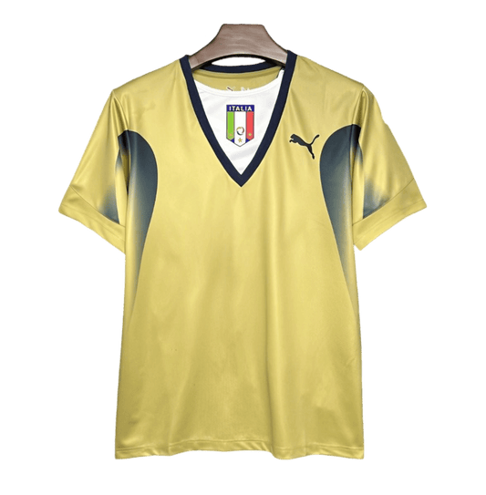 2006/2007 Italy Buffon Golden Retro Kit - ClassicKits433 - GovintageJersey