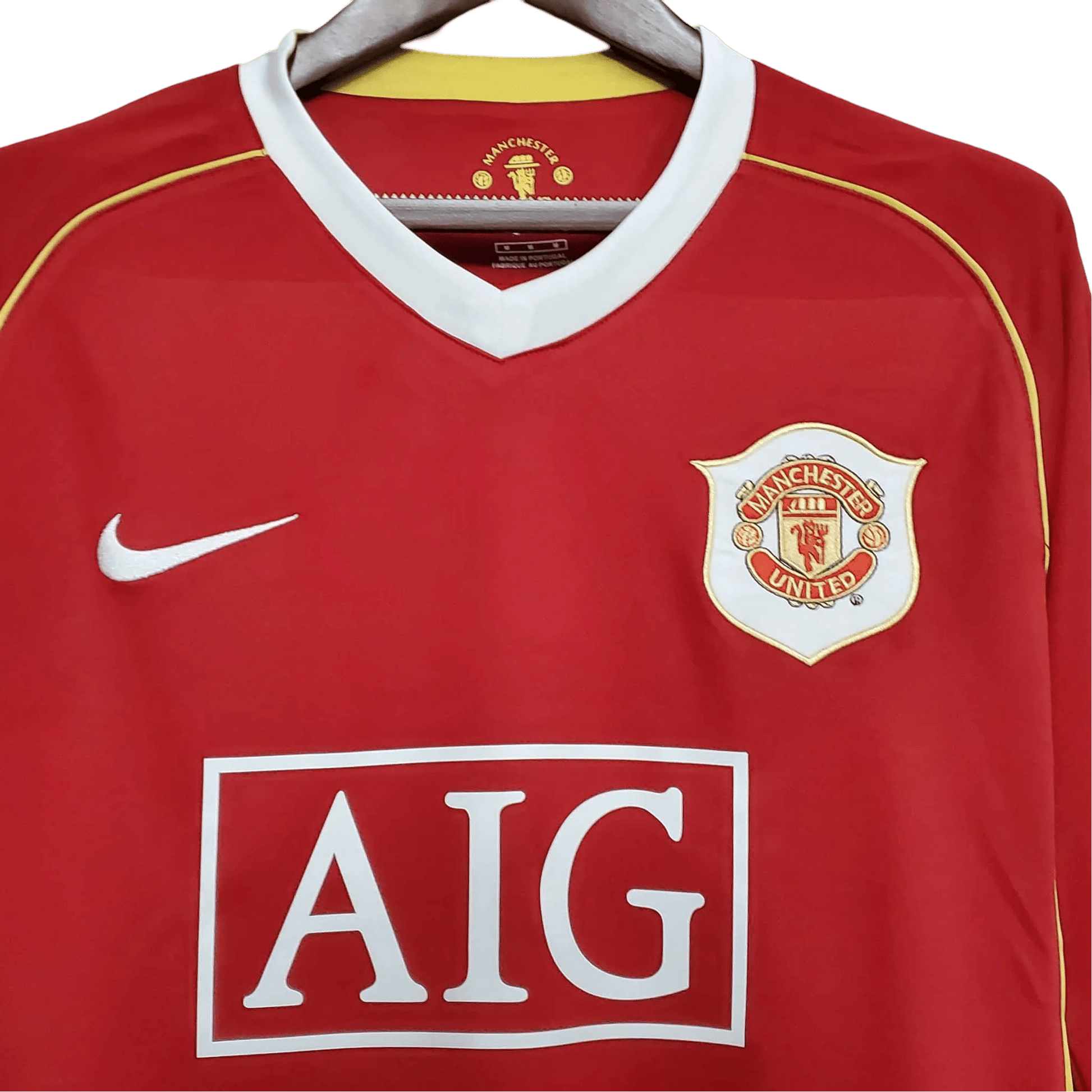 2006/2007 Manchester United AIG - Home Retro Kit – Long Sleeves - ClassicKits433 - GovintageJersey