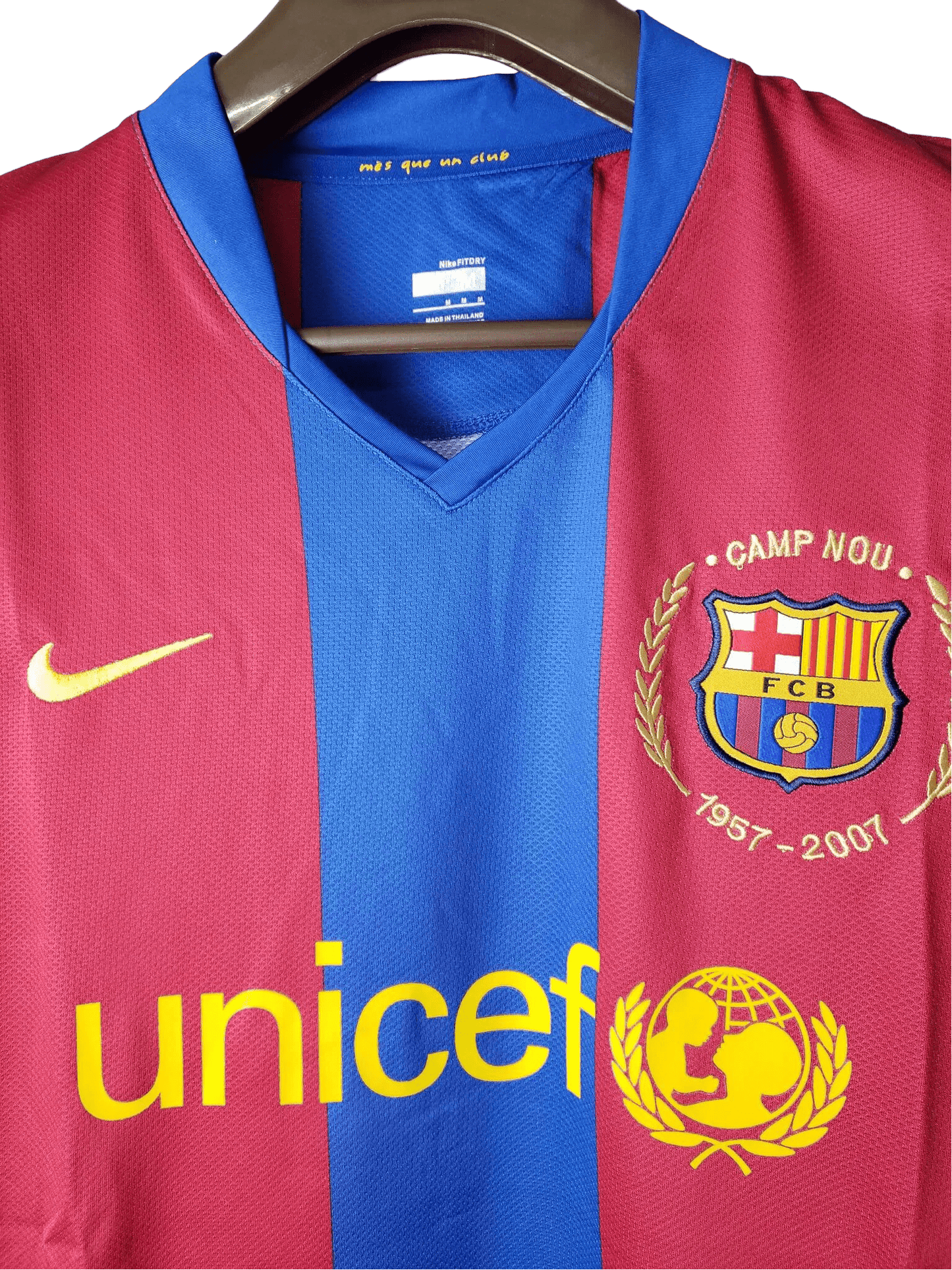 2007/2008 FC Barcelona unicef - Home Retro Kit - Long Sleeves - ClassicKits433 - GovintageJersey