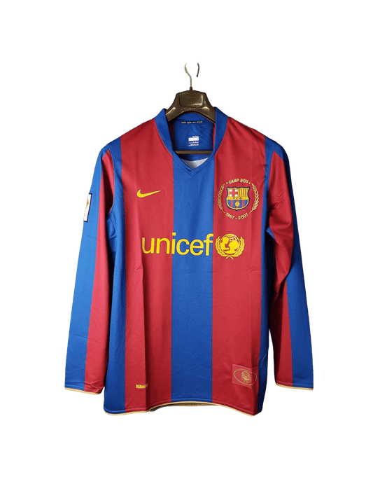 2007/2008 FC Barcelona unicef - Home Retro Kit - Long Sleeves - ClassicKits433 - GovintageJersey