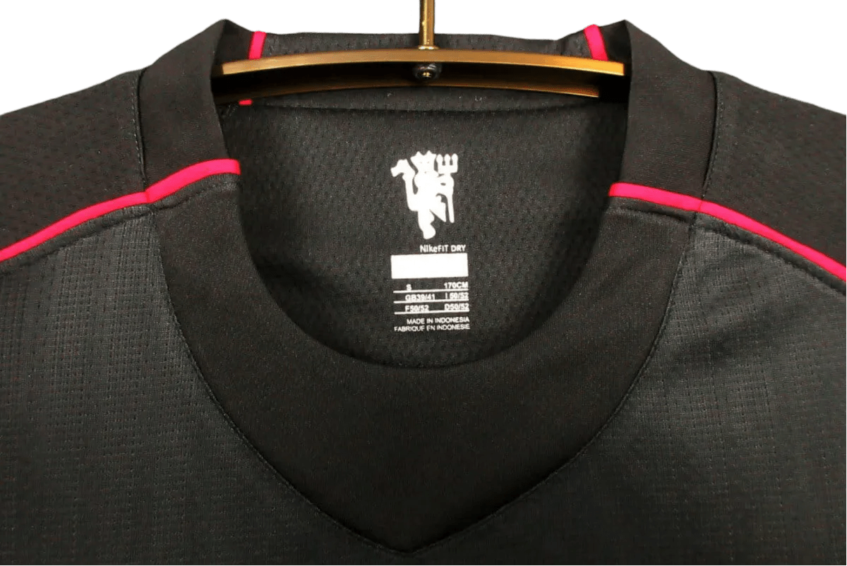 2007/2008 Manchester United AIG - Black Away Retro kit - ClassicKits433 - GovintageJersey