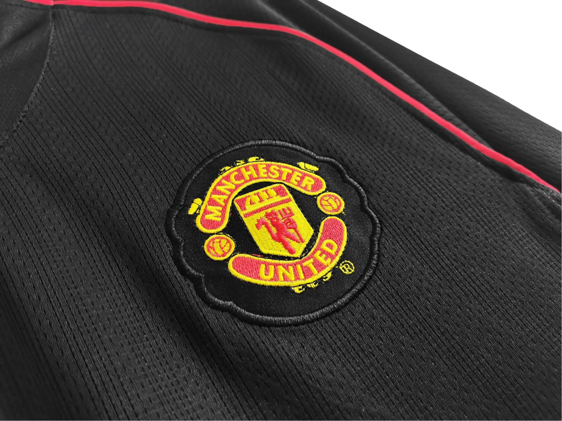 2007/2008 Manchester United AIG - Black Away Retro Kit – Long Sleeves - ClassicKits433 - GovintageJersey