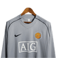 2007/2008 Manchester United AIG - Home Gray goalkeeper Retro Kit – Long Sleeve - ClassicKits433 - GovintageJersey