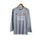 2007/2008 Manchester United AIG - Home Gray goalkeeper Retro Kit – Long Sleeve - ClassicKits433 - GovintageJersey