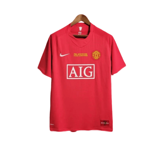 2007/2008 Manchester United AIG - UCL Final Home Retro Kit - ClassicKits433 - GovintageJersey