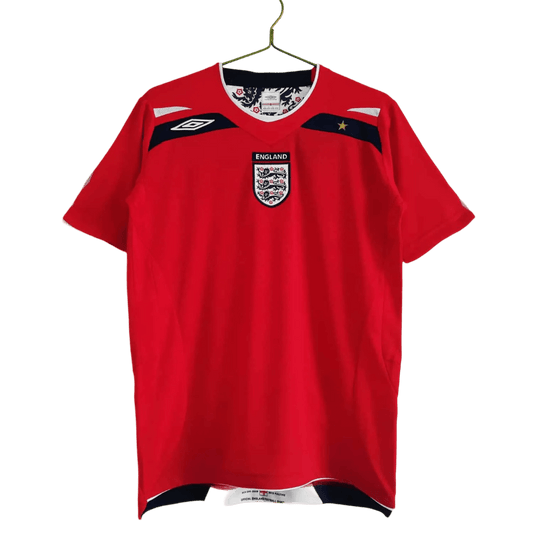 2008 England - Away Red Retro Kit - GovintageJersey