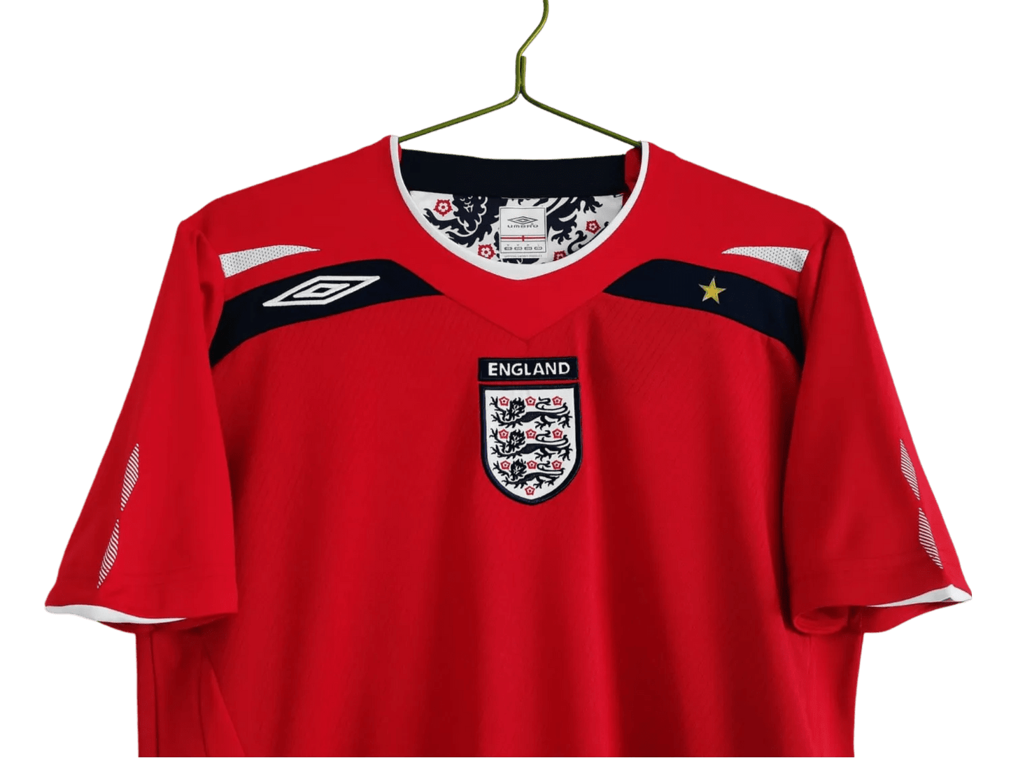 2008 England - Away Red Retro Kit - GovintageJersey