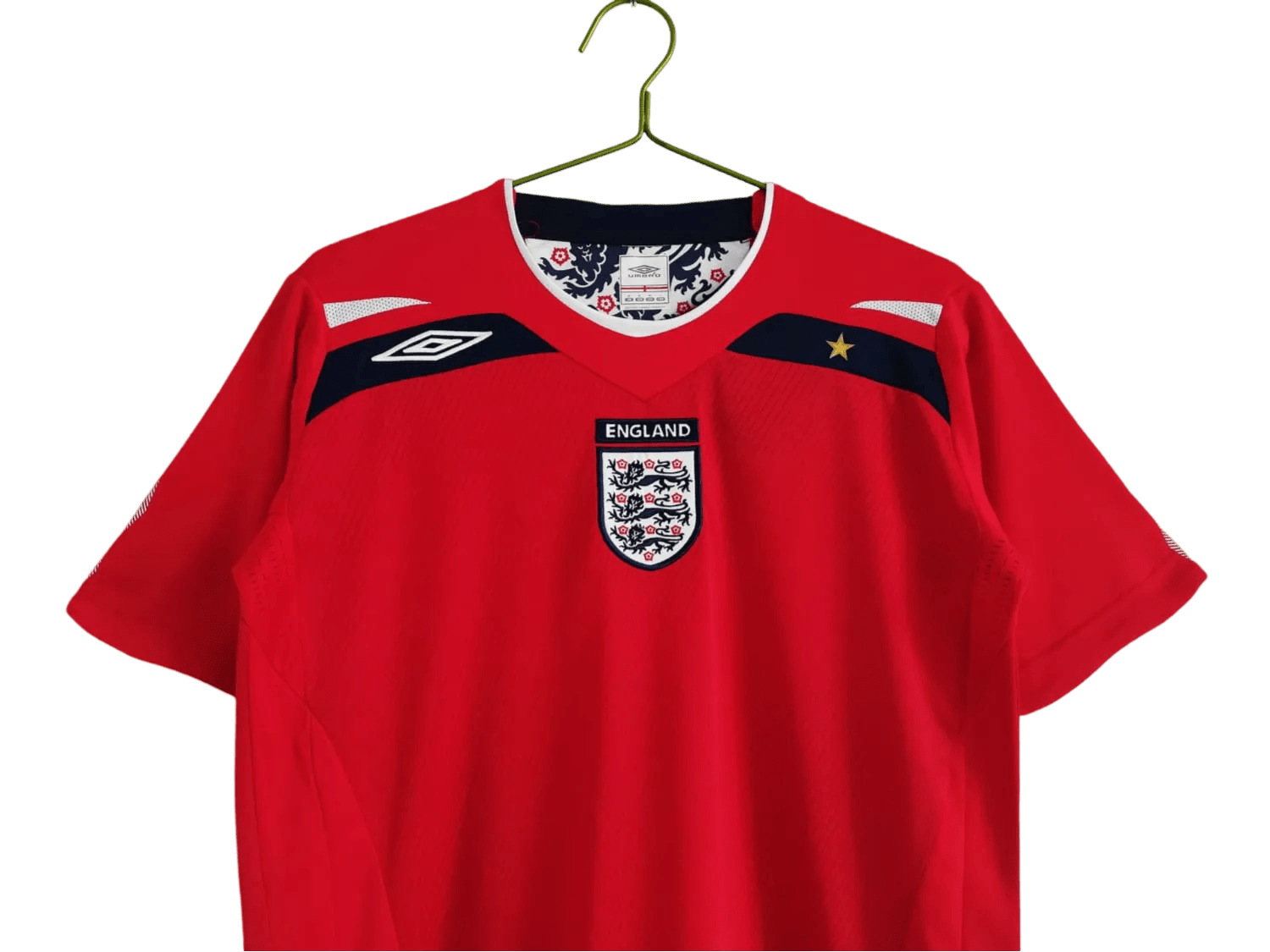 2008 England - Away Red Retro Kit - GovintageJersey