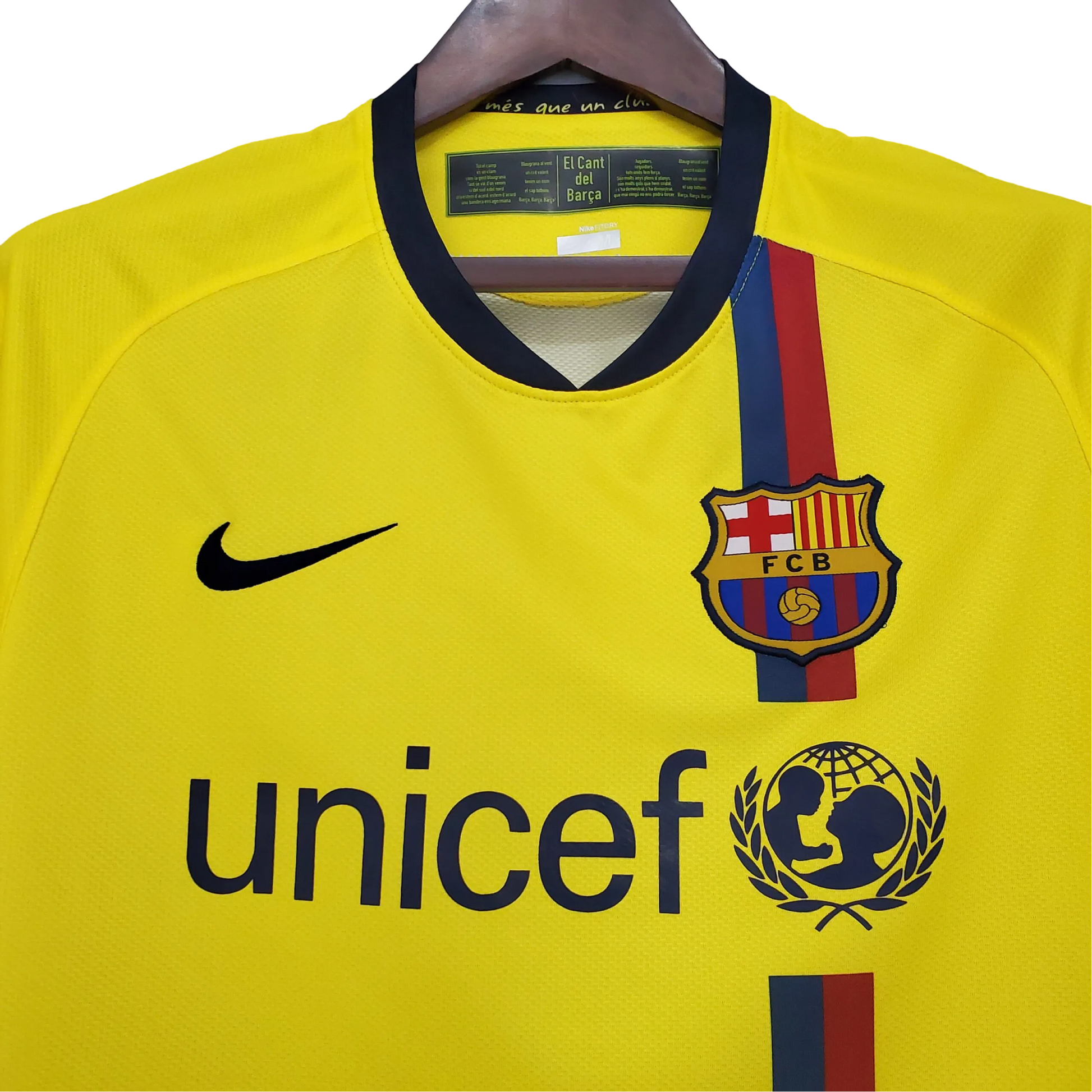 2008/2009 FC Barcelona unicef - Away Retro kit - ClassicKits433 - GovintageJersey