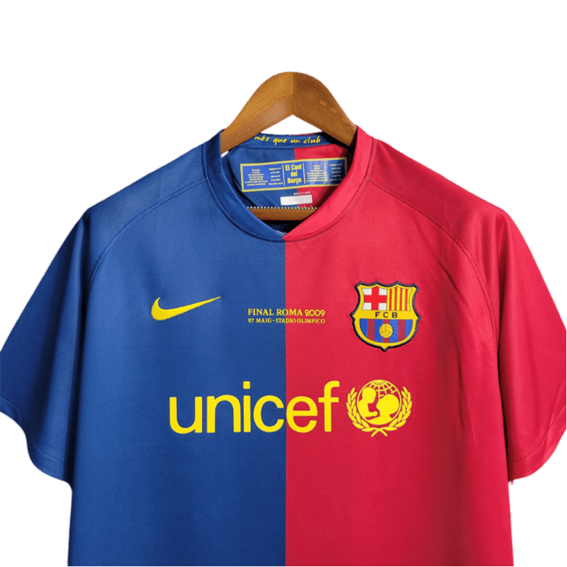 2008/2009 FC Barcelona Unicef Home Retro Kit - ClassicKits433 - GovintageJersey