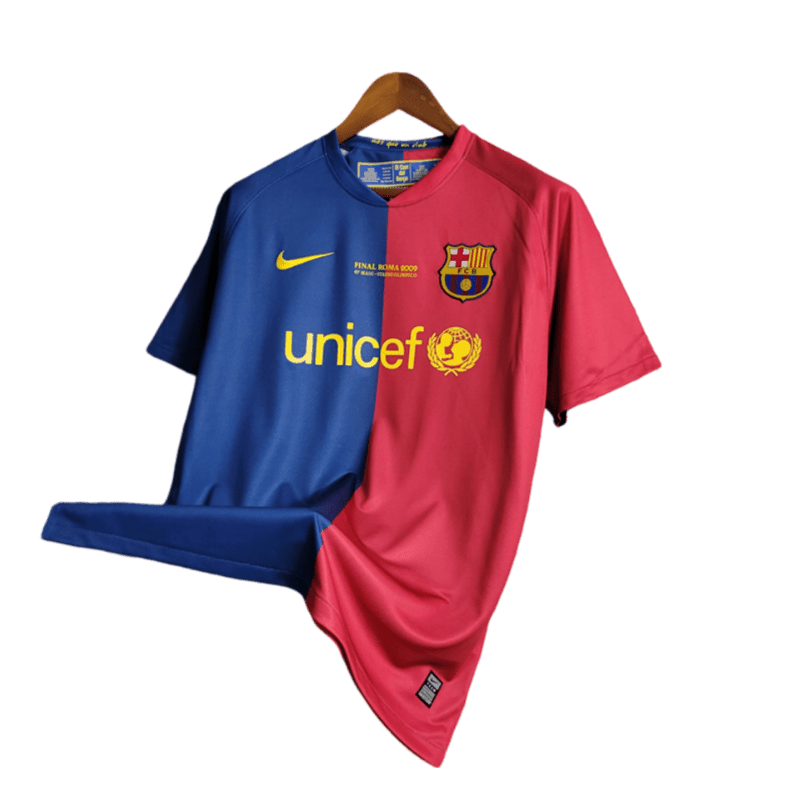 2008/2009 FC Barcelona Unicef Home Retro Kit - ClassicKits433 - GovintageJersey