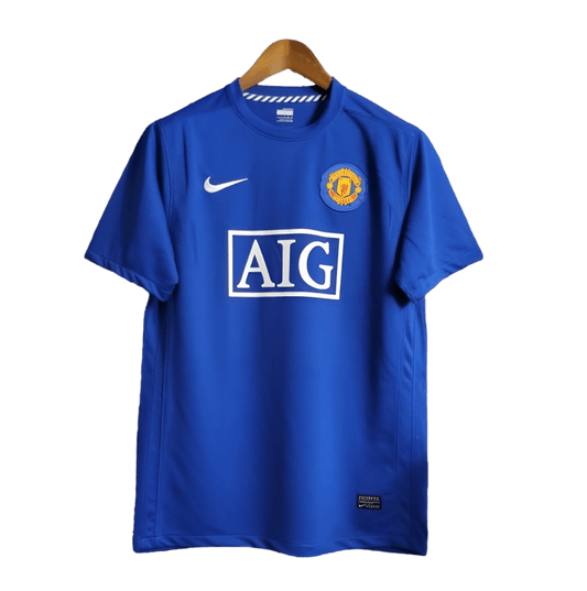 2008/2009 Manchester United AIG - Blue Third Retro Kit - ClassicKits433 - GovintageJersey