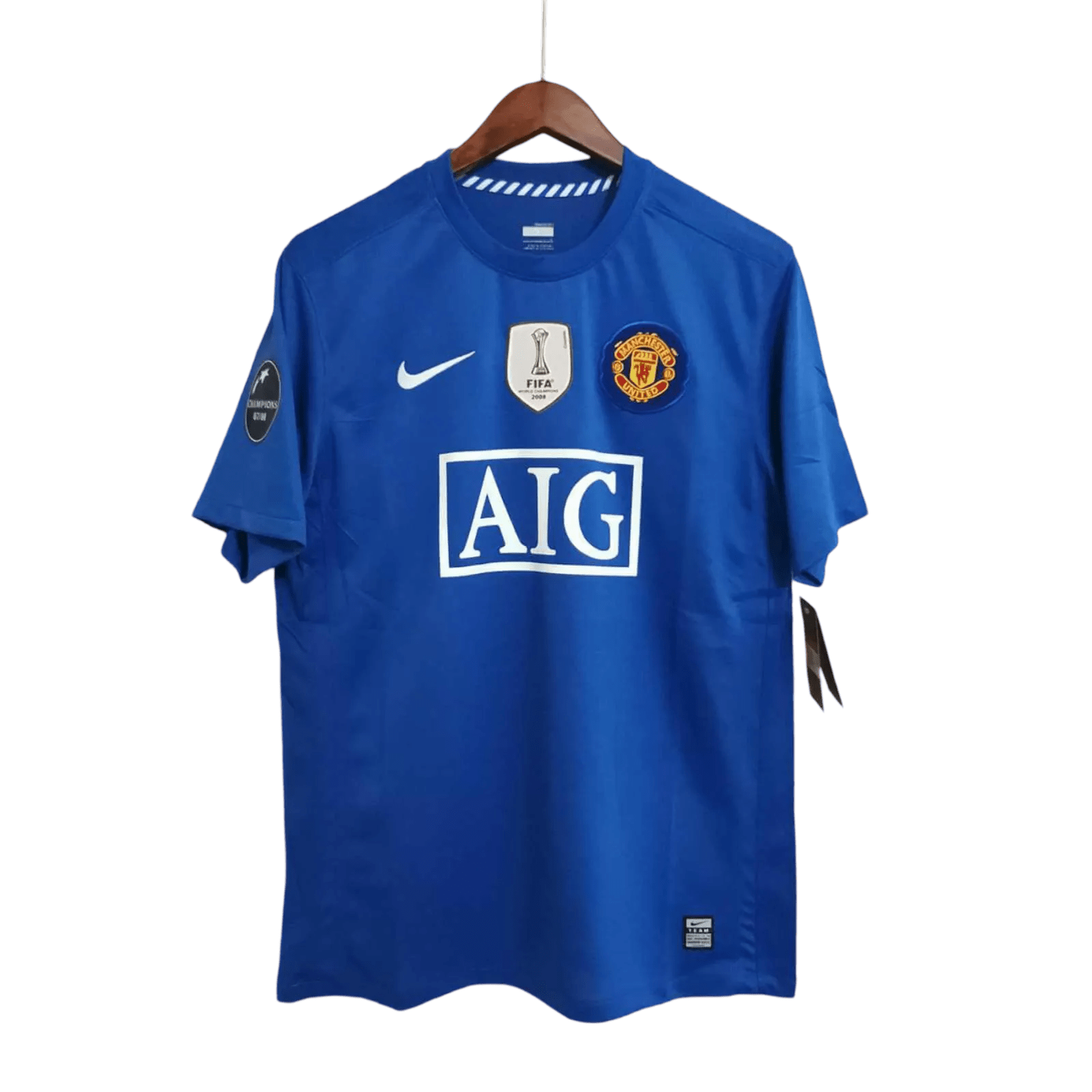 2008/2009 Manchester United AIG - Blue Third Retro Kit - ClassicKits433 - GovintageJersey