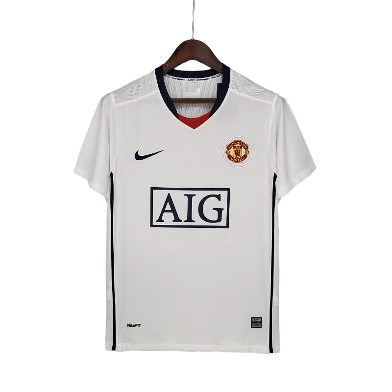 2008/2009 Manchester United AIG - White Away Retro Kit - ClassicKits433 - GovintageJersey