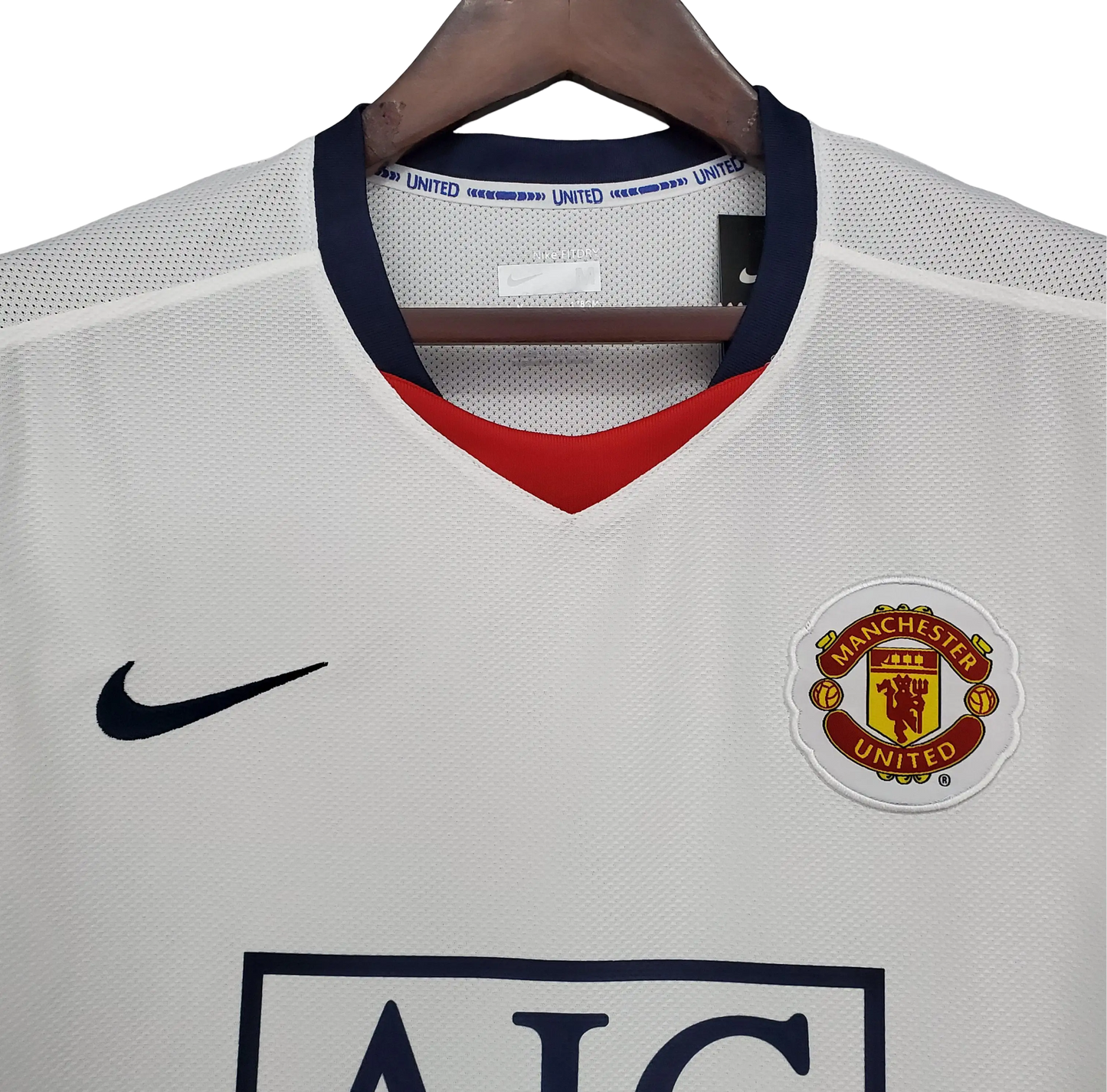 2008/2009 Manchester United AIG - White Away Retro Kit - ClassicKits433 - GovintageJersey