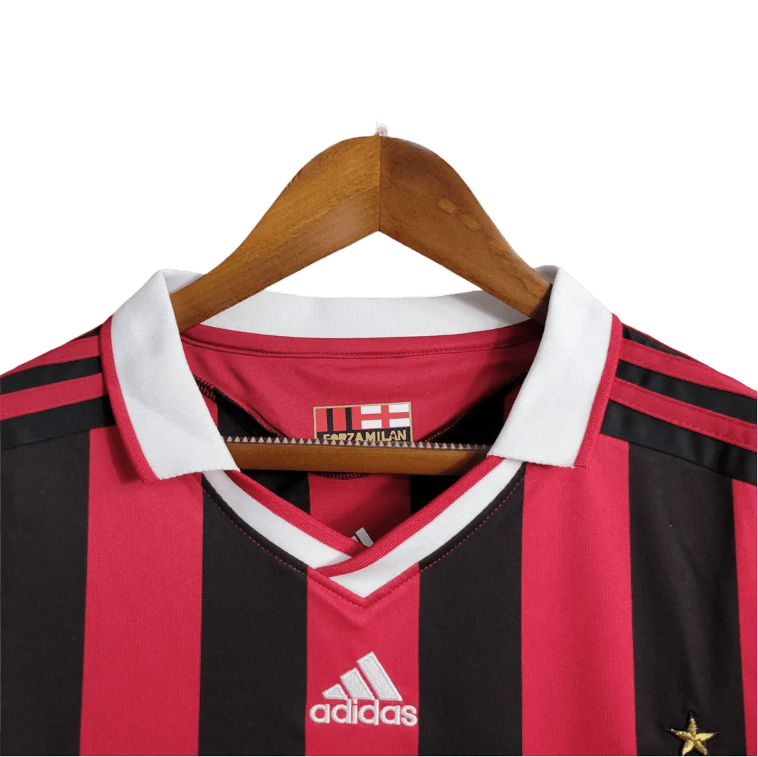 2009/2010 AC Milan bwin - Home Kit – Short Sleeves - GovintageJersey